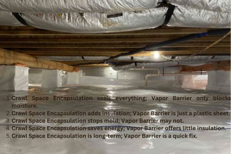 Crawl Space vs Vapor Barrier